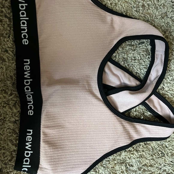 New Balance Women's Sports Bra Collection - White, Black, Pink, Grey - Picture 13 of 16